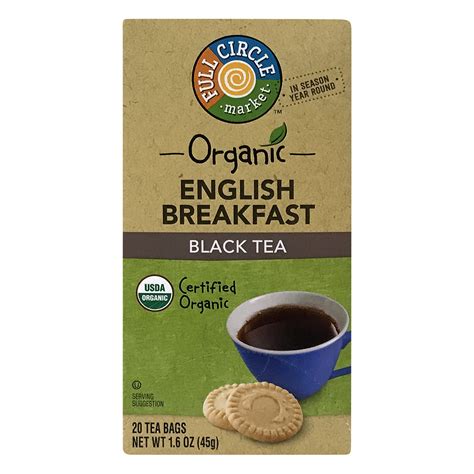 Full Circle Organic Black Tea English Breakfast, 1.6 OZ - Walmart.com ...