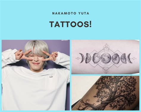 Nakamoto Yuta - Tattoos