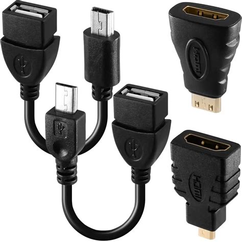 Android Tablet Cable Adapter Set micro USB Otg; Mini USB Otg; Hdmi ...