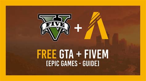 How to: GTA V Free + FiveM Setup Guide | Epic Games - Giveaway - YouTube