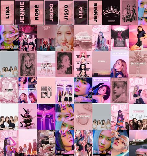 BLACKPINK Wall Collage Kit Pink Decor Tumblr KPOP A5 Size - Etsy