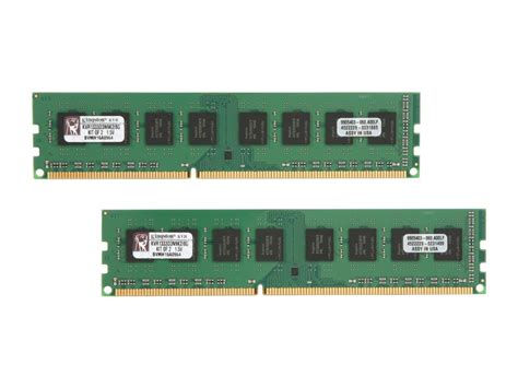 Kingston 8GB (2 x 4GB) DDR3 1333 (PC3 10600) Desktop Memory Model ...