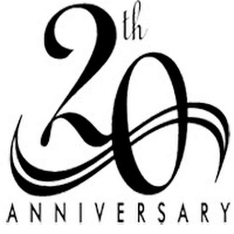 20th Work Anniversary Clip Art