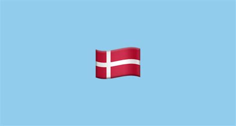 🇩🇰 Flag: Denmark Emoji on Apple iOS 15.4