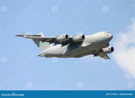 C-17 Cargo Plane stock photo. Image of cargo, gray, takeoff - 6177962