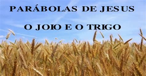 PARÁBOLAS DE JESUS O JOIO E O TRIGO - [PPT Powerpoint]