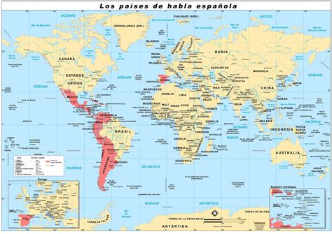 Los países donde más español se habla del mundo - Geografía Infinita ...