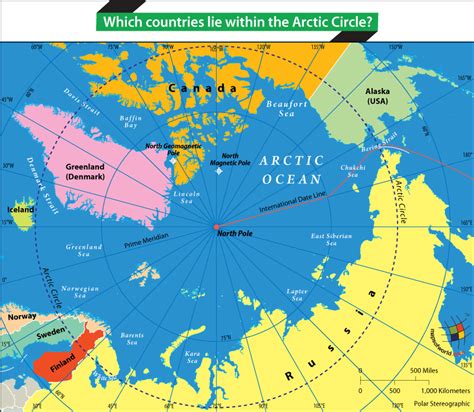 Arctic Circle Map - ToursMaps.com