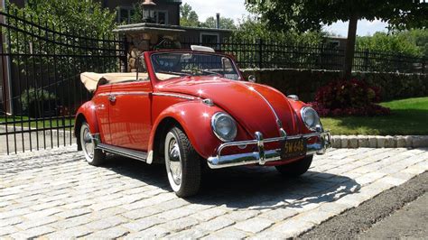 Classic VW BuGs 1960 Paprika Red Beetle Convertible SOLD! - Classic VW ...