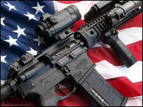 American Flag Ar 15 Rifle