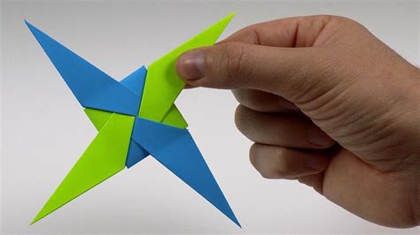 How To Make A Paper Ninja Star 2 Shuriken Origami Youtube – Otosection