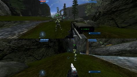 Playing Halo MCC in Co-op on PC in Custom Campaign Lumoria : r/halo