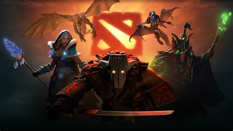 DotA 2 Heroes Clash HD Wallpaper