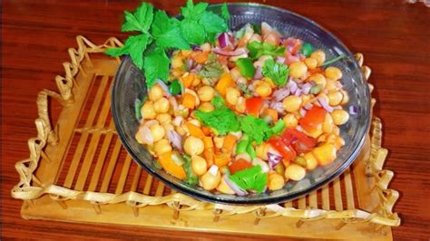 Chickpea salad, Chole Salad recipe, काबुली चने का सालाद I - YouTube