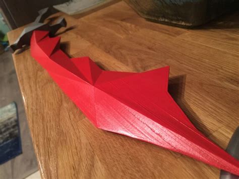 OSRS 3D Dragon Scimitar optional trimmed | Etsy