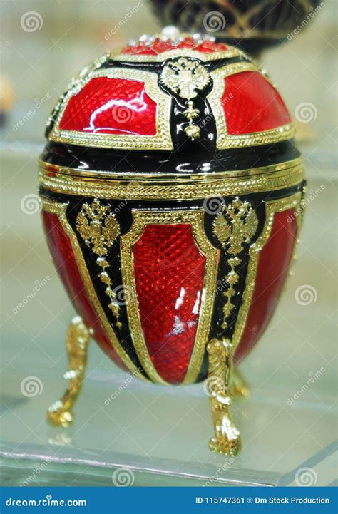 Faberge egg replica. stock image. Image of color, ornament - 115747361