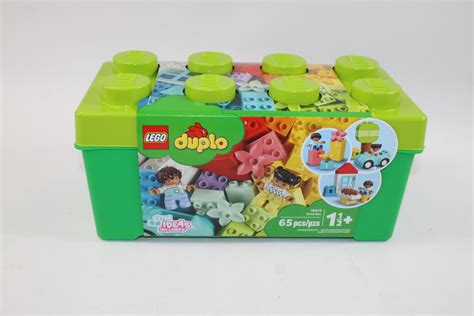 LEGO DUPLO Classic Brick Box 10913 First LEGO Set With Storage Box ...