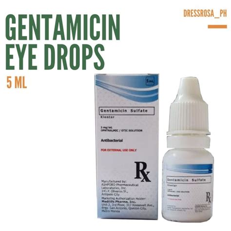 Gentamicin Eye Drops for Pet Cat Dogs Chicken Pigeon Poultry Eye ...