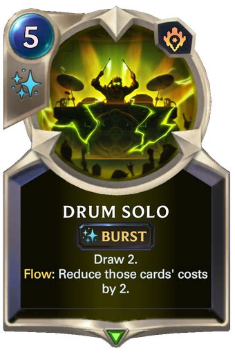 Drum Solo - Legends of Runeterra Worldwalker Cards - Out of Cards