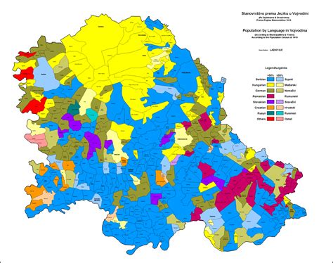 Vojvodina Map : Vojvodina Map - Serbia - Mapcarta - It lies within the ...