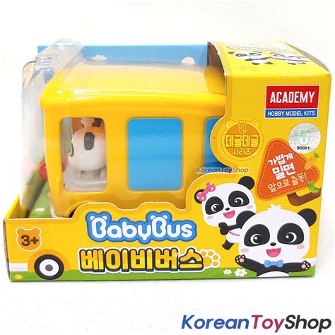 BabyBus Panda Yellow Bus Toy Car Free Wheels Main Character Monster ...