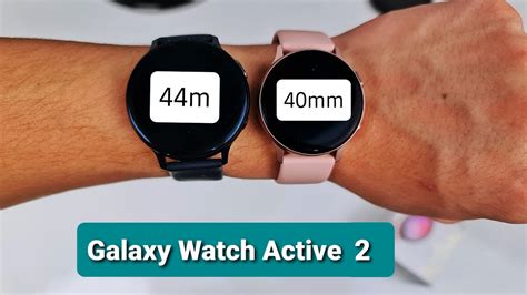 Comparativa Watch Active 2 - 44mm vs 40mm - YouTube