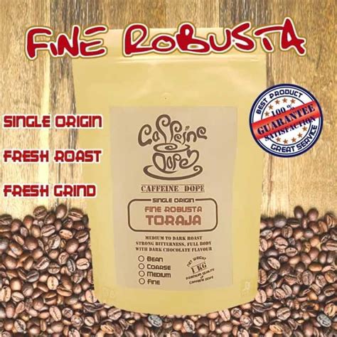 Jual Kopi Robusta Toraja 1 Kg -Fine Robusta- Bean/Biji & Ground/Bubuk ...