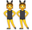 👯 People With Bunny Ears Emoji — Meaning, Copy & Paste