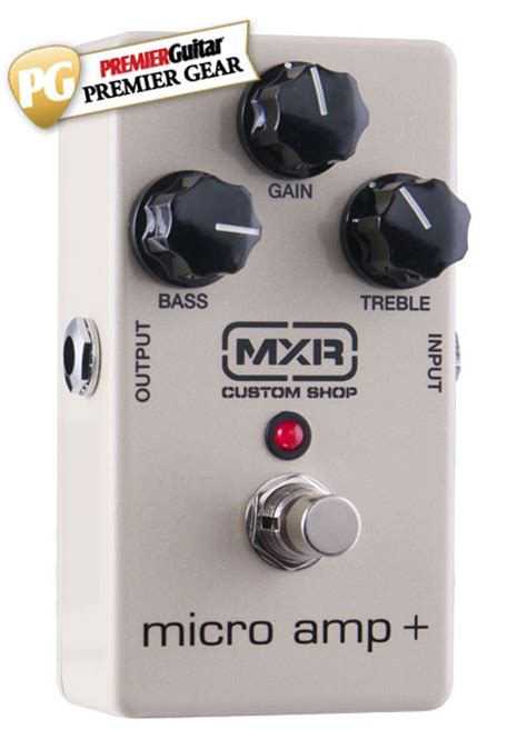 MXR Custom Shop Micro Amp + Review | Premier Guitar