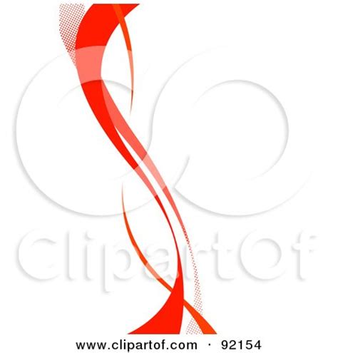 Royalty-Free (RF) Clipart Illustration of a Background Of Red Swooshes ...