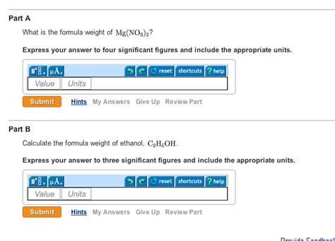 Solved What is the formula weight of Mg(NO3)2? Express your | Chegg.com