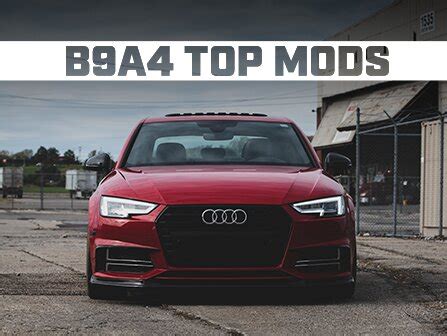 ECS News - Top Mods for your Audi B9 A4