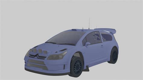 3D model Citroen C4 Rally Car VR / AR / low-poly | CGTrader