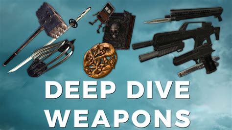 Deep Dive - Weapons | In-Depth Preview of all Weapon Specialities