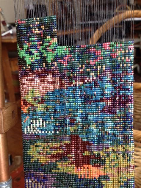 Large Bead Weaving | Bead loom patterns, Bead loom designs, Loom beading