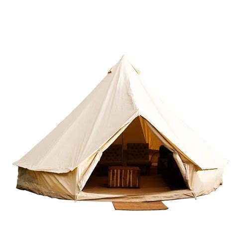 Free Shipping! Outdoor Survival Tent 4M Cotton Canvas Bell Tent ...