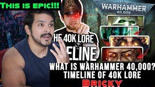 What is Warhammer 40000? | Timeline of 40k Lore Reaction | Doovi