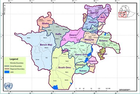 Ethiopia Snnpr Map