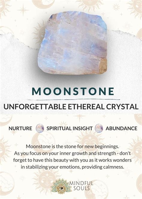 Moonstone Meaning : Properties & Daily Life Uses | Crystal healing ...