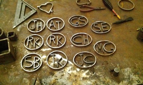 Steak Branding Iron With 2 Letters Enclosed in a 3.5 - Etsy