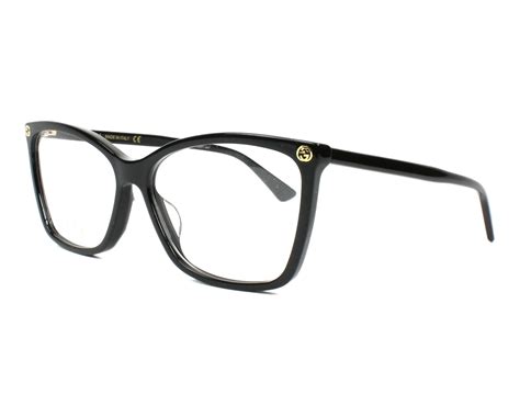 Gucci Eyeglasses GG-00250 001 Black | Visionet