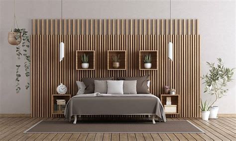 Wooden Wall Designs And Panels For Bedroom | Design Cafe