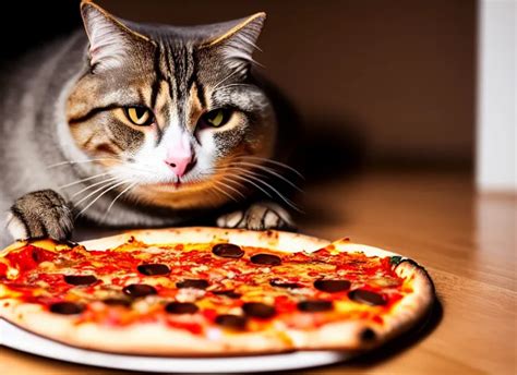 photo of a very fat cat eating pizza. nikon d 8 5 0 5 | Stable Diffusion