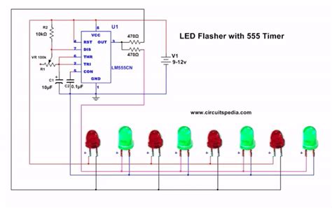 Simple Led Flasher Circuit