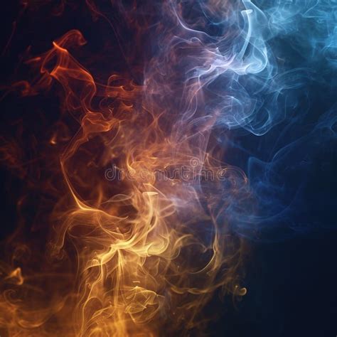 Beautiful Wallpaper of Smoke Particle Effect Stock Illustration ...