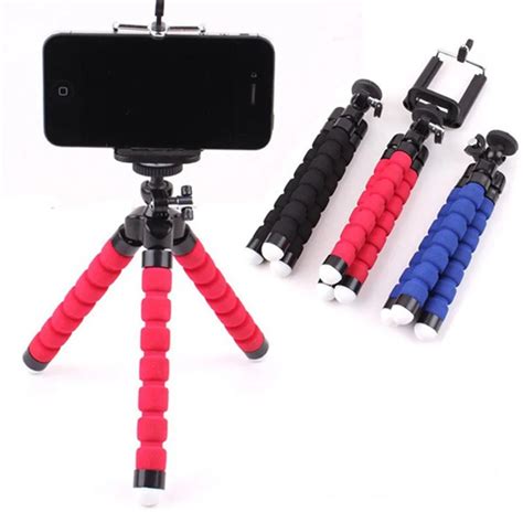 Mini Flexible Sponge Octopus Tripod for iPhone Samsung Xiaomi Huawei ...