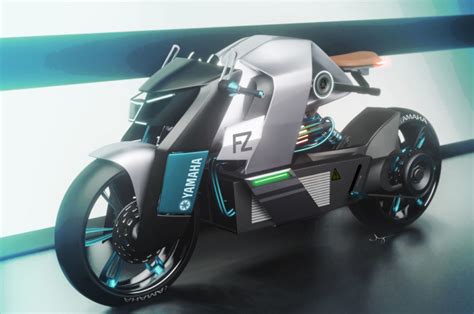 Yamaha FZ Electric Bike Concept Imagined Digitally