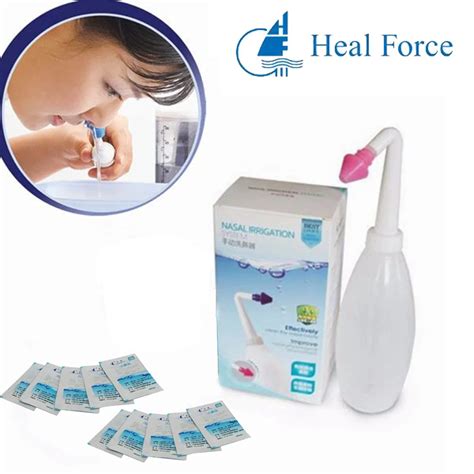 Nasal Cleansing Kit Nose Sinus Wash Salt 10 Packet Sterile Saline ...