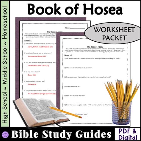 Book of Hosea Bible Study Questions | Made By Teachers