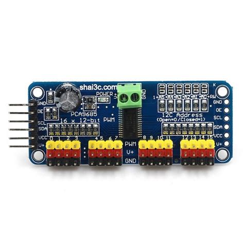 16 Channel PWM Servo Motor Controller DIY for Arduino – Alexnld.com